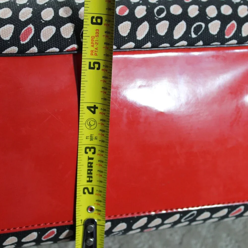 Coach Red Poppies Floral Shoulder Bag